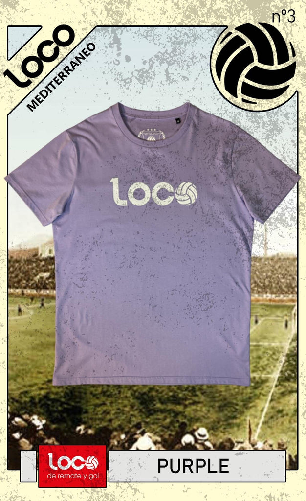 Camiseta Mediterráneo Purple Camisetas Loco de Remate y Gol 