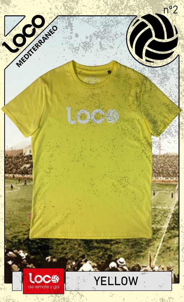 Camiseta Mediterráneo Yellow Camisetas Loco de Remate y Gol 