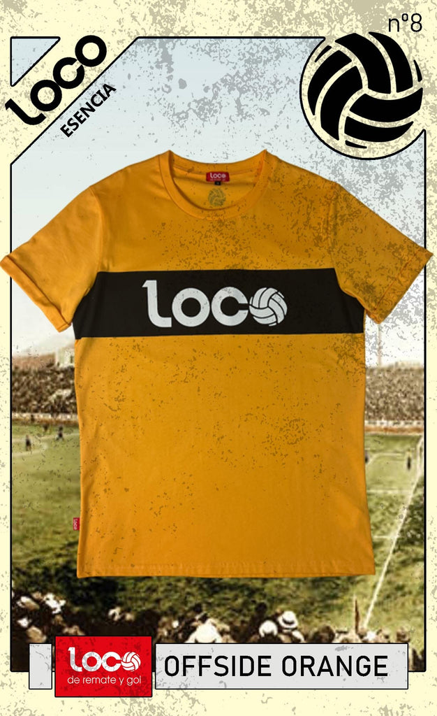 Camiseta Offside Orange Camisetas Loco de Remate y Gol SL 