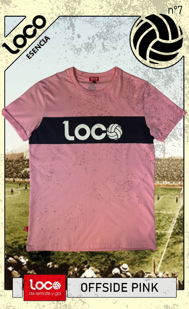 Camiseta Offside Pink Camisetas Loco de Remate y Gol SL 
